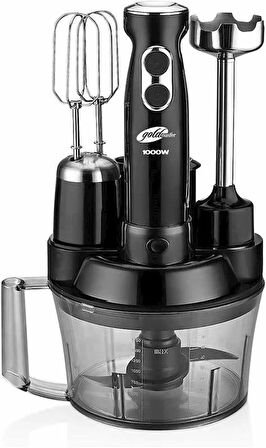 Goldmaster GM-7239B Elena Max Siyah 1000 W Mutfak Robotu