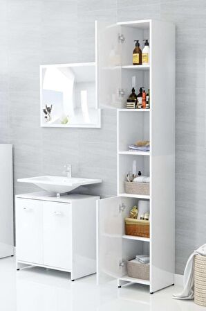 Parlak Beyaz Yapışkanlı Kaplama Folyosu 37 CM  X 9 MT
