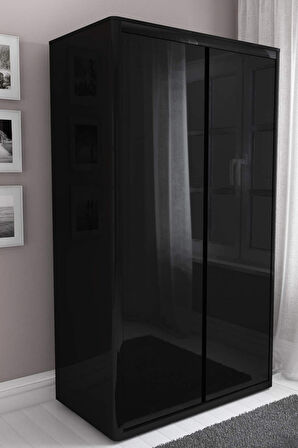 Parlak Siyah Yapışkanlı Kaplama Folyosu 122 CM X 10 MT