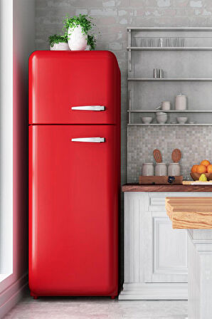 Parlak Kırmızı Yapışkanlı Kaplama Folyosu 122 CM X 5 MT