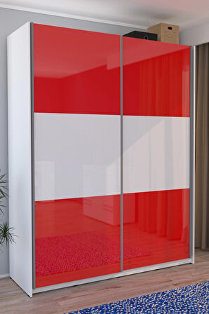 Parlak Kırmızı Yapışkanlı Kaplama Folyosu 122 CM X 7 MT