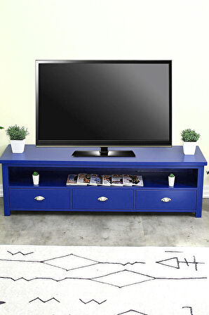 Parlak Lacivert Yapışkanlı Kaplama Folyosu 61 CM X 10 MT