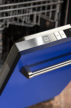 Parlak Lacivert Yapışkanlı Kaplama Folyosu 122 CM X 5 MT