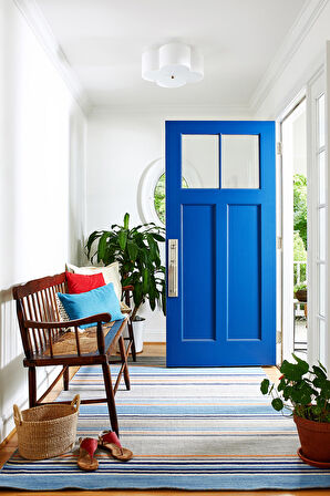 Parlak Lacivert Yapışkanlı Kaplama Folyosu 122 CM X 10 MT