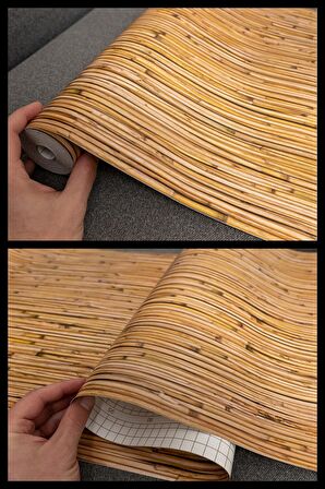 Desenli Kendiliginden Yapışkanlı Kaplama Folyosu 90 CM X 5 Mt