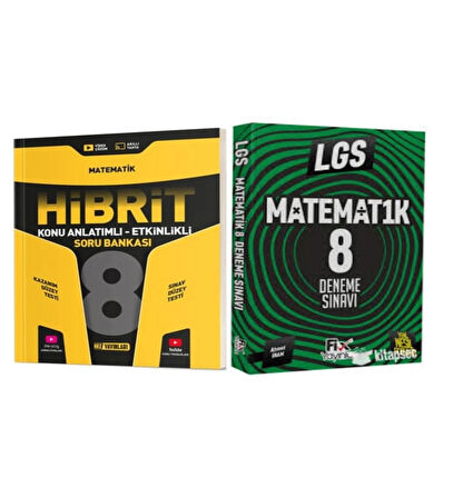 8. Sınıf Hibrit Matematik Soru Bankası Ve 10'lu Branş Denemeleri