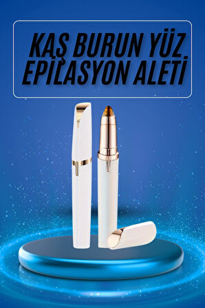 Epilasyon Aleti Şarjlı Tüy Kıl Alma Kaş Bıyık Unisex Yüz Bakım Tıraş Aleti