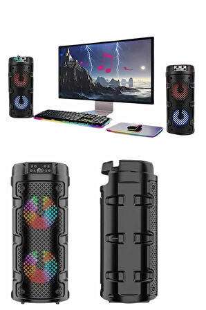 Bluetooth Hoparlör Yüksek Bass Ses Sistemiyle Hoparlör Kolon