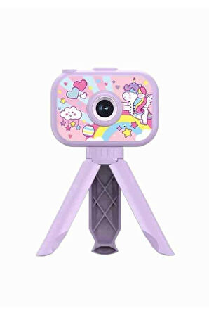 Ayaklı Çocuk Kamerası Tripodlu Mini 1080p Hd Çocuk Kamera