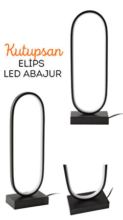 Kutupsan Elips Led Abajur