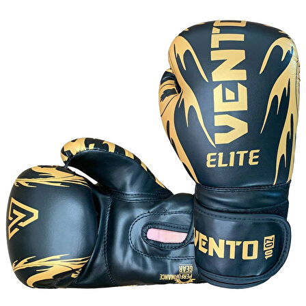 Vento Elite Boks ve Kick-Boks Eldiveni Siyah