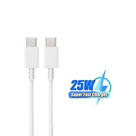 SAMSUNG, XİAOMİ, ANDROİD SÜPER HIZLI ŞARJ KABLOSU TYPE-C TO TYPE-C