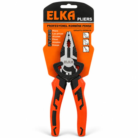 Kombine Pense 175 mm No :7 Üst Düzey Kaliteli Yeni Tip Pense Ergonomik Saplı