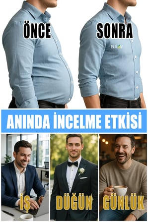 Erkek Korse Atlet Göğüs Jinekomasti ve Göbek Toparlayıcı Karın Sıkılaştırıcı Fit Görünüm Kısa Kollu