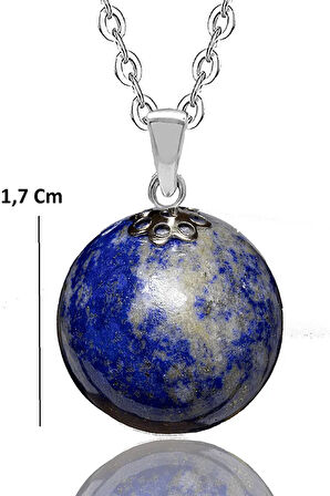 Sertifikalı Aaa Kalite Lapis Lazuli Taşı Kolye (afganistan)