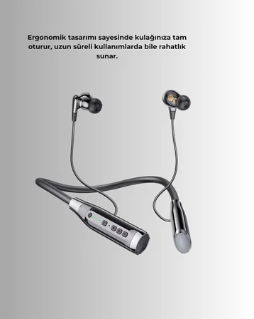 Kablosuz Bluetooth Kulaklık – Uzun Ömürlü Batarya Ergonomik Tasarım Gürült?