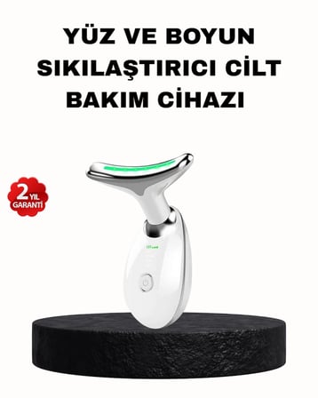 EMS Mikro Akım Yüz ve Boyun Sıkılaştırıcı Cihaz 7000 VPM Titreşim Isı Tera
