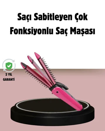 Saç Şekillendirici Maşa ve Düzleştirici 2’si 1 Arada