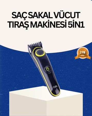 Şarjlı Sessiz Çalışan Saç ve Sakal Şekillendirici Profesyonel Erkek Tıraş M