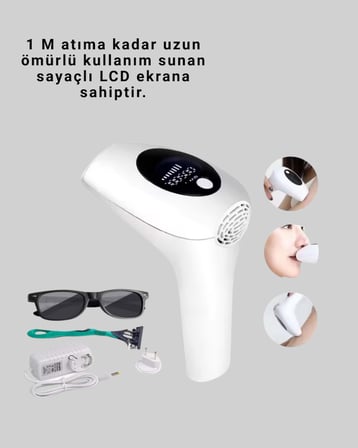 Hasuba IPL Lazer Epilasyon Cihazı HS-262 Kadın ve Erkek İçin