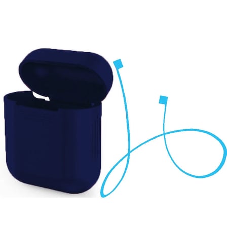 Ally Apple Airpods İçin Renkli Strap Kulaklık Askısı+ Silikon Kılıf-(5775)