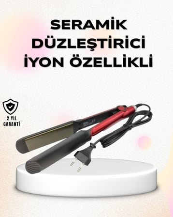 Profesyonel Titanyum Saç Düzleştirici – Ayarlanabilir Isı ve Hızlı Isınma ?