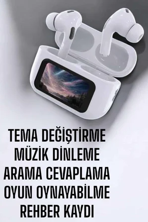 Bluetooth Kulaklık Kulakiçi Güçlü Ses Kaliteli Sesli Asistan