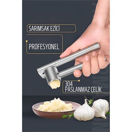 HSNET Sarımsak Ezici 304 Paslanmaz Çelik
