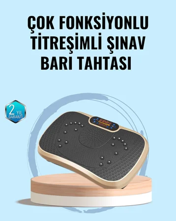 Evde Spor İçin Titreşimli Plate Fitness Platformu