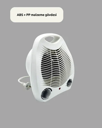 Mini Elektrikli Isıtıcı 2000W – Termostatlı Fanlı Isıtma Taşınabilir Tasar