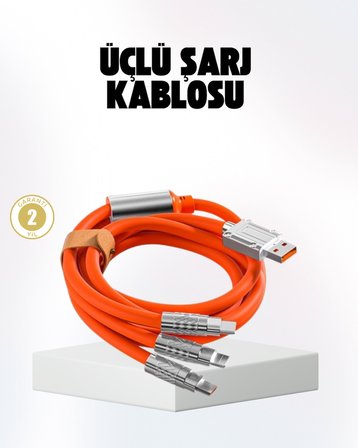 Hızlı Şarj Uyumlu Şarj Kablosu – Esnek Yapı Güçlü Bağlantı Yüksek Perfo