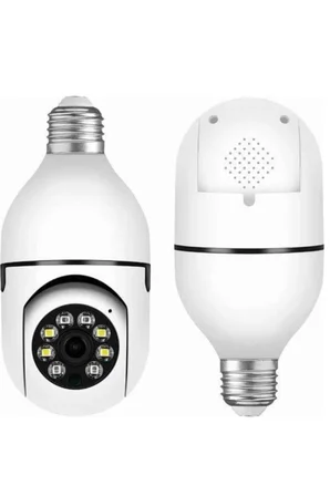 Akıllı Kamera Wifi Kamera Duylu Ampul Görünümlü 360 Derece Dönebilen Ev Kamer
