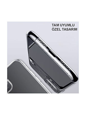 Samsung Galaxy A22 4G Uyumlu kamera korumalı Yumuşak Dokulu ve Şık Koruma Şeffaf Kılıf