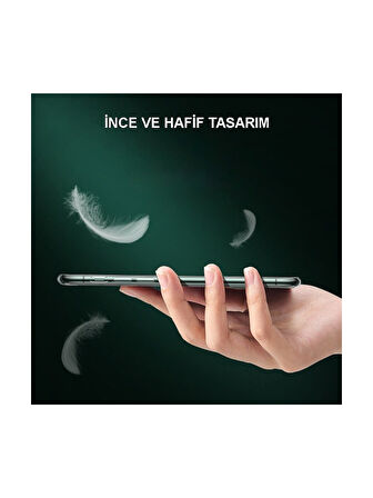 Apple iPhone 11 Uyumlu kamera korumalı Yumuşak Dokulu ve Şık Koruma Şeffaf Kılıf