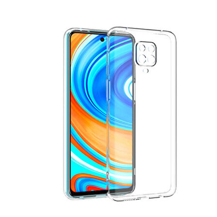 Xiaomi Redmi Note 9 Pro Uyumlu kamera korumalı Yumuşak Dokulu ve Şık Koruma Şeffaf Kılıf
