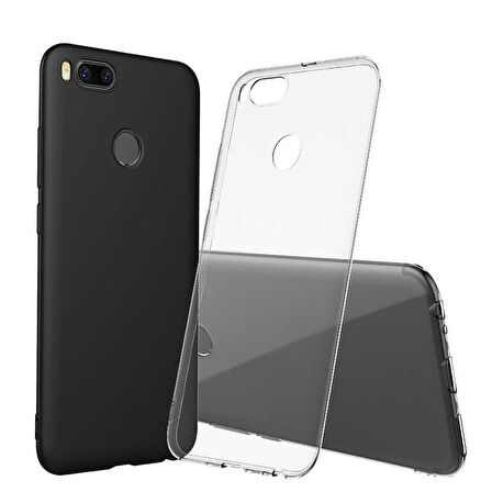 Xiaomi Mi 5X Uyumlu kamera korumalı Yumuşak Dokulu ve Şık Koruma Şeffaf Kılıf