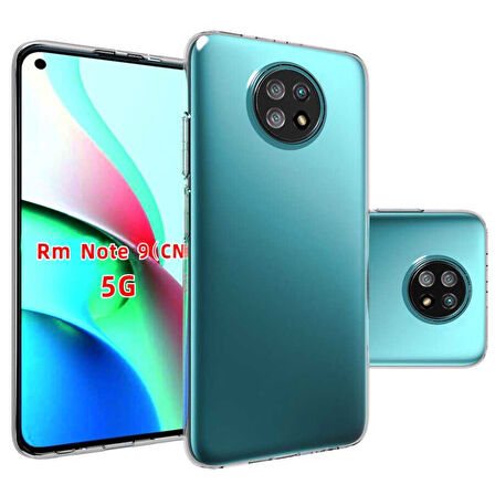 Xiaomi Redmi Note 9T Uyumlu kamera korumalı Yumuşak Dokulu ve Şık Koruma Şeffaf Kılıf