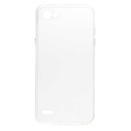 LG Q6 Uyumlu kamera korumalı Yumuşak Dokulu ve Şık Koruma Şeffaf Kılıf