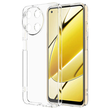 Realme 11 4G Uyumlu kamera korumalı Yumuşak Dokulu ve Şık Koruma Şeffaf Kılıf