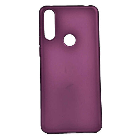 Alcatel 3X 2019 Uyumlu Kılıf Esnek ve Darbe Emici Renkli Koruyucu Kapak