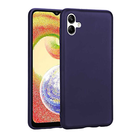 Samsung Galaxy A04 Uyumlu Kılıf Esnek ve Darbe Emici Renkli Koruyucu Kapak