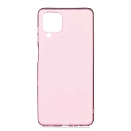 Samsung Galaxy A12 Uyumlu Kılıf Esnek ve Darbe Emici Renkli Koruyucu Kapak