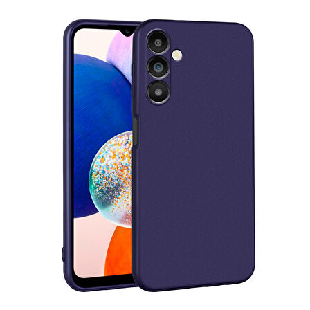 Samsung Galaxy A14 Uyumlu Kılıf Esnek ve Darbe Emici Renkli Koruyucu Kapak