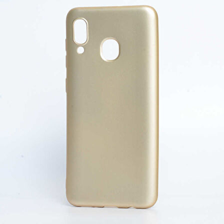 Samsung Galaxy A20 Uyumlu Kılıf Esnek ve Darbe Emici Renkli Koruyucu Kapak