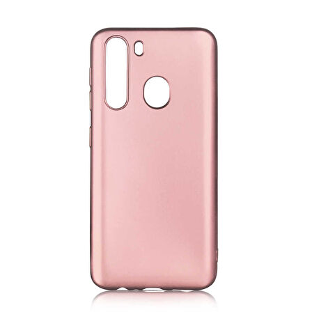 Samsung Galaxy A21 Uyumlu Kılıf Esnek ve Darbe Emici Renkli Koruyucu Kapak