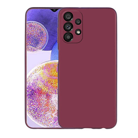 Samsung Galaxy A23 Uyumlu Kılıf Esnek ve Darbe Emici Renkli Koruyucu Kapak