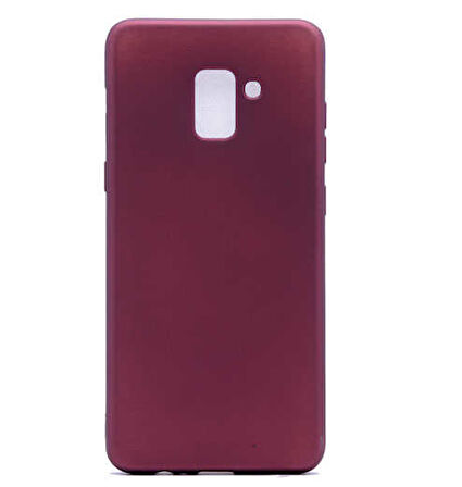 Samsung Galaxy A8 2018 Uyumlu Kılıf Esnek ve Darbe Emici Renkli Koruyucu Kapak