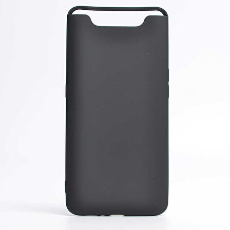 Samsung Galaxy A80 Uyumlu Kılıf Esnek ve Darbe Emici Renkli Koruyucu Kapak