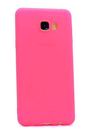 Samsung Galaxy C5 Uyumlu Kılıf Esnek ve Darbe Emici Renkli Koruyucu Kapak