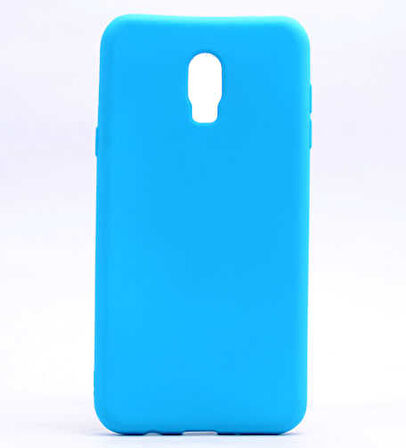 Samsung Galaxy C8 Uyumlu Kılıf Esnek ve Darbe Emici Renkli Koruyucu Kapak